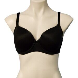 Victoria's Secret Underwire Demi Bra Size 32DDD Black Body By Victoria Padded